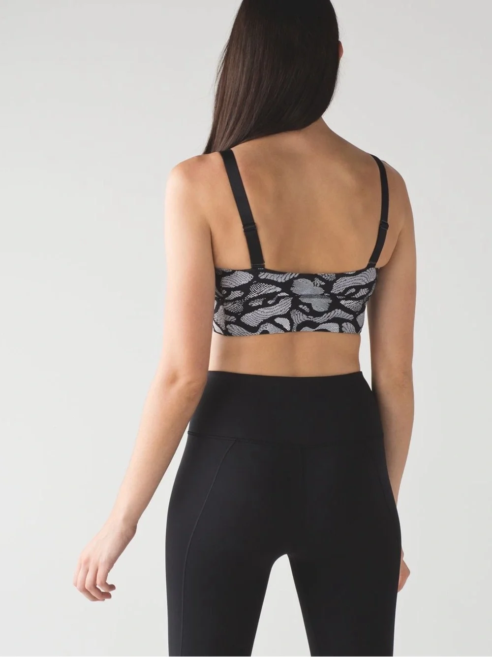 Lululemon Women’s Both Way Bra Size 6 Mini Wrap White Black